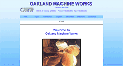 Desktop Screenshot of oaklandmachineworks.com